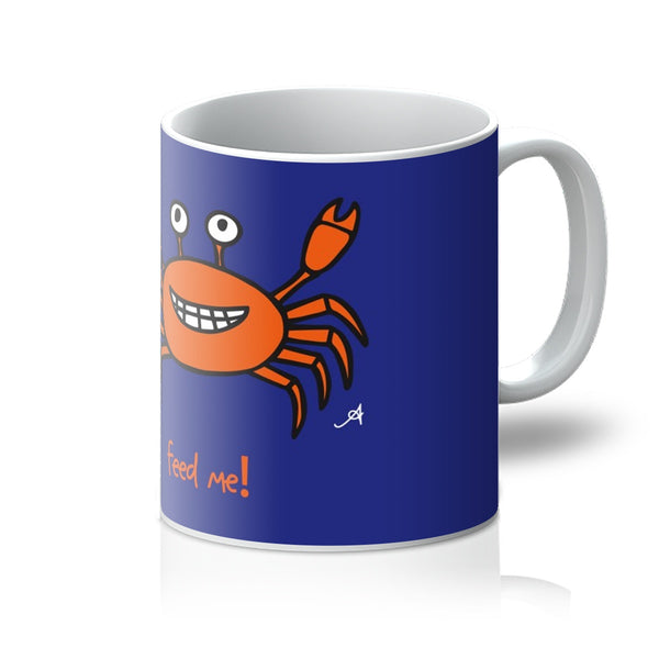 Mr Crabby Feed Me! Amanya Design Mug
