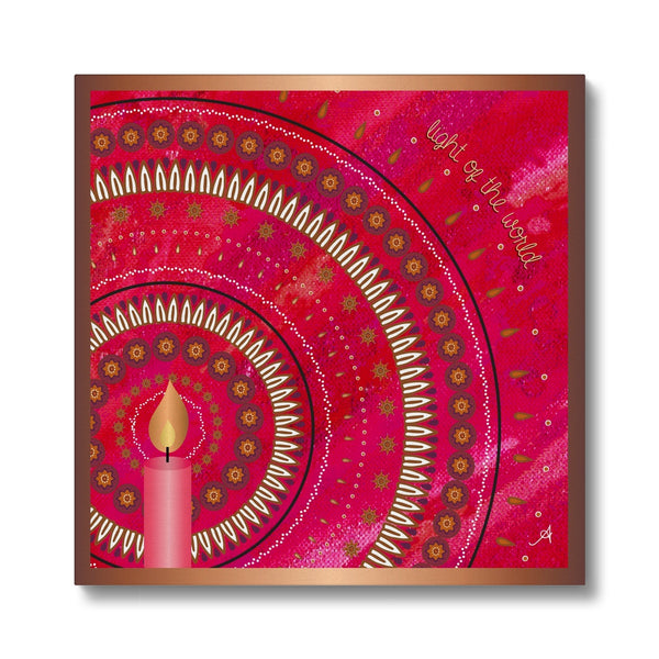 Light of the World Red Amanya Design Eco Canvas