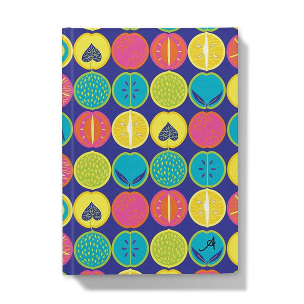 Eat Me Tropicana Blue Amanya Design Hardback Journal