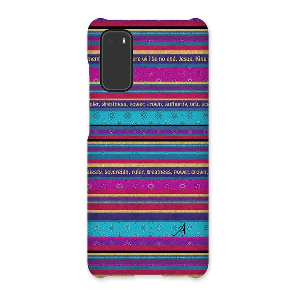 King of Kings Stripe Amanya Design Snap Phone Case