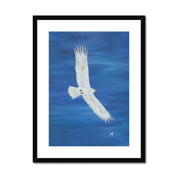 Soaring Eagle Amanya Design Framed & Mounted Print