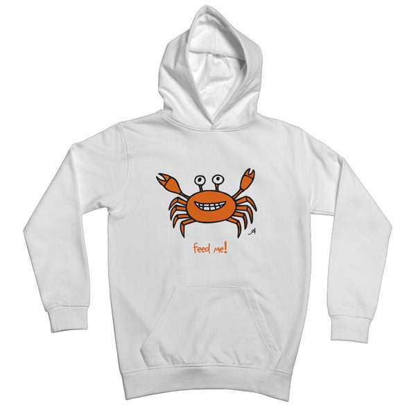 Mr Crabby Feed Me! Amanya Design Kids Hoodie