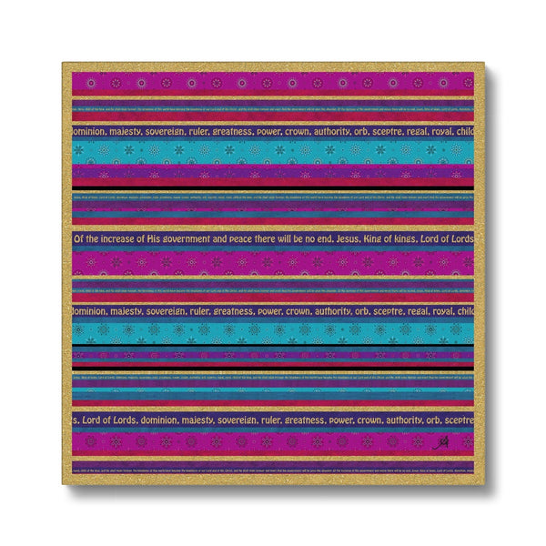 King of Kings Stripe Amanya Design Eco Canvas