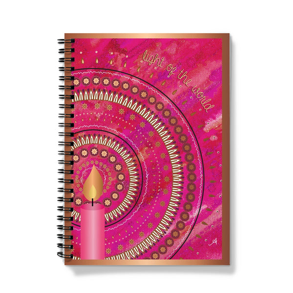 Light of the World Pink Amanya Design Notebook