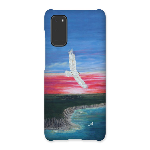 Eagle Soaring with Sunset Amanya Design Snap Phone Case