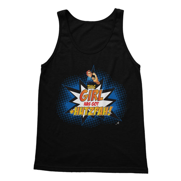 This Girl Hutzpah Amanya Design Softstyle Tank Top