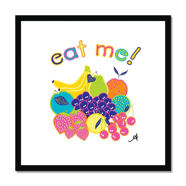 Eat Me Motif Amanya Design Framed & Mounted Print