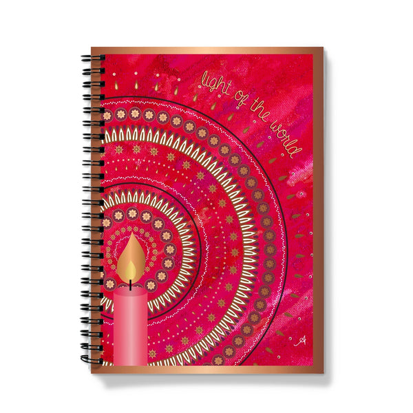 Light of the World Red Amanya Design Notebook