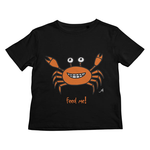 Mr Crabby Feed Me! Amanya Design Kids T-Shirt