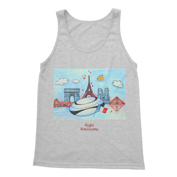 Rugby Rendezvous with Backprint Softstyle Tank Top