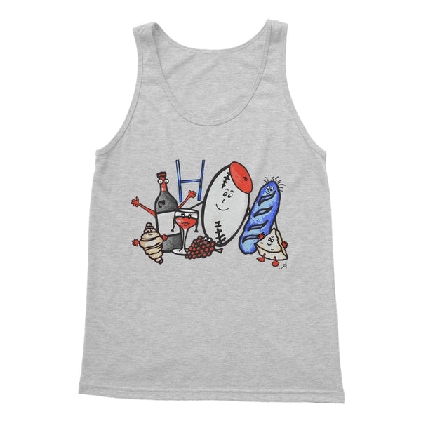 Rugby Chowdown with Backprint Softstyle Tank Top