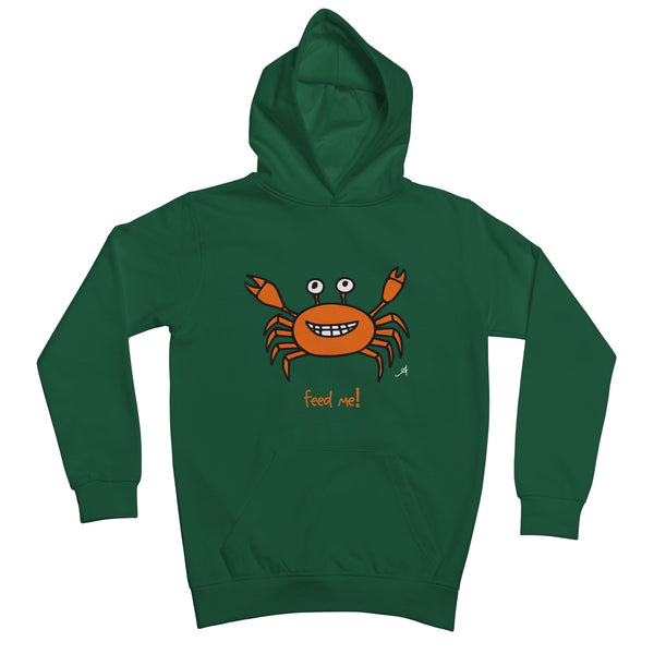 Mr Crabby Feed Me! Amanya Design Kids Hoodie