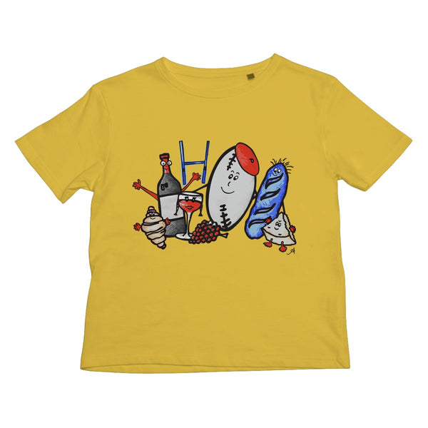 Rugby Chowdown with Backprint Kids T-Shirt