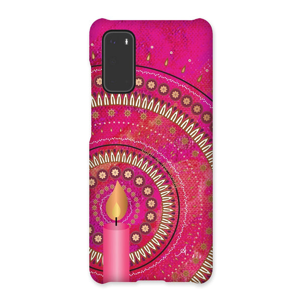 Light of the World Pink Amanya Design Snap Phone Case