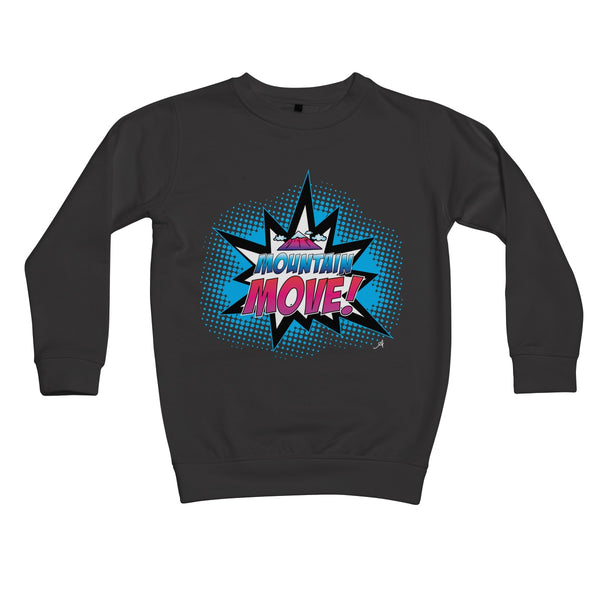 Mountain Move! Amanya Design Kids Sweatshirt