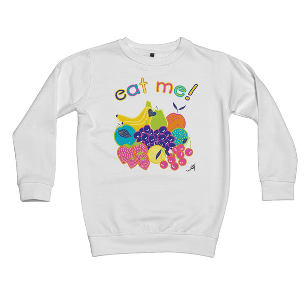 Eat Me Motif Amanya Design Kids Sweatshirt