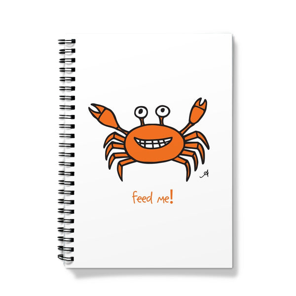 Mr Crabby Feed Me! Amanya Design Notebook