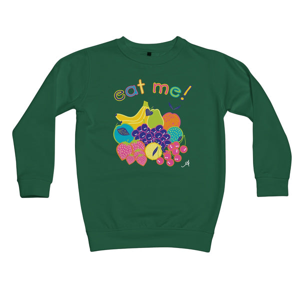 Eat Me Motif Amanya Design Kids Sweatshirt