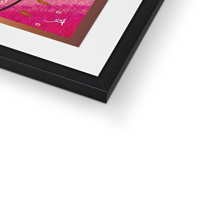 Fine art Light of the World Pink Amanya Design Framed & Mounted Print Prodigi