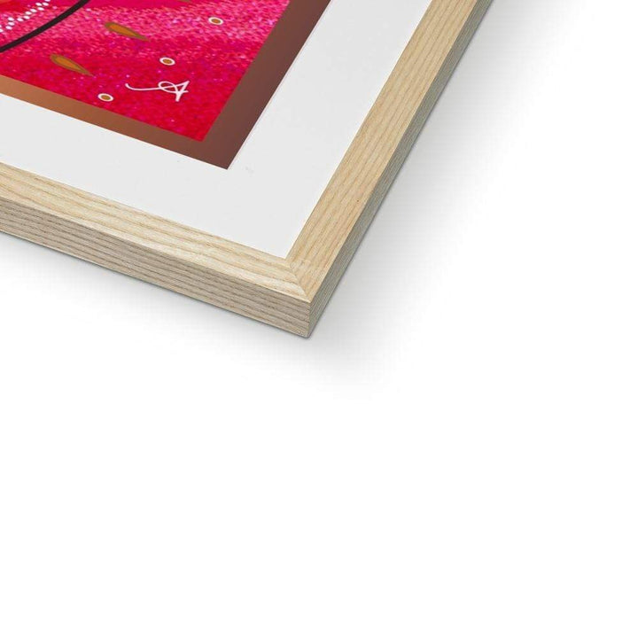 Fine art Light of the World Red Amanya Design Framed & Mounted Print Prodigi