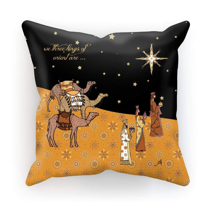 Homeware Canvas / 12"x12" Nativity Metallics Kings Amanya Design Cushion Prodigi