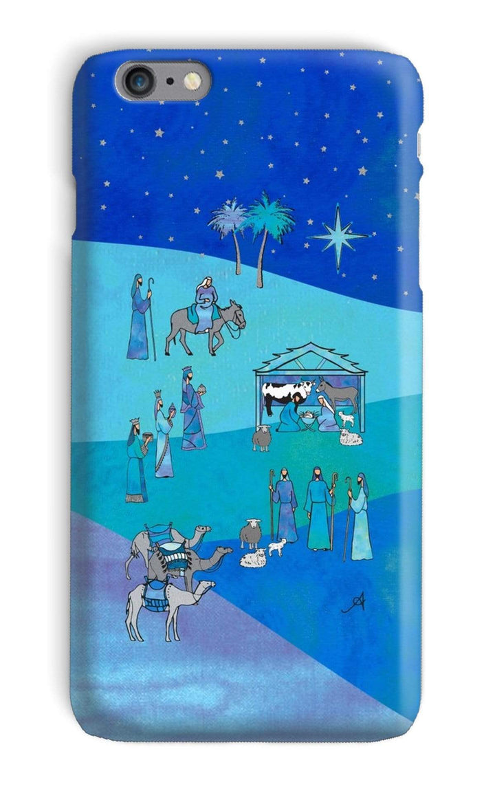 Phone & Tablet Cases iPhone 6s Plus / Snap / Gloss Bethlehem Blue Silk Amanya Design Phone Case Prodigi
