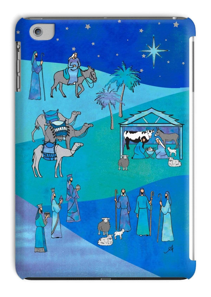 Phone & Tablet Cases iPad Mini 1/2/3 / Gloss Bethlehem Blue Silk Amanya Design Tablet Cases Prodigi