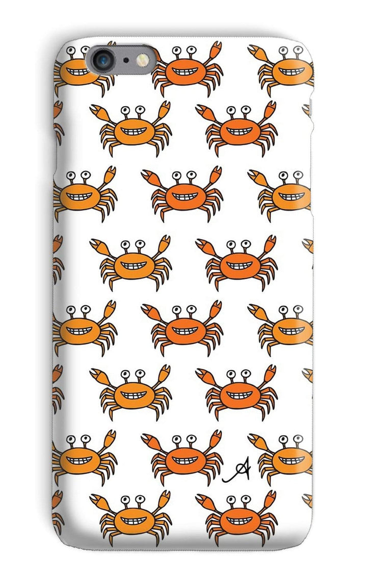 Phone & Tablet Cases iPhone 6s Plus / Snap / Gloss Mr and Mrs Crabby White Amanya Design Phone Case Prodigi