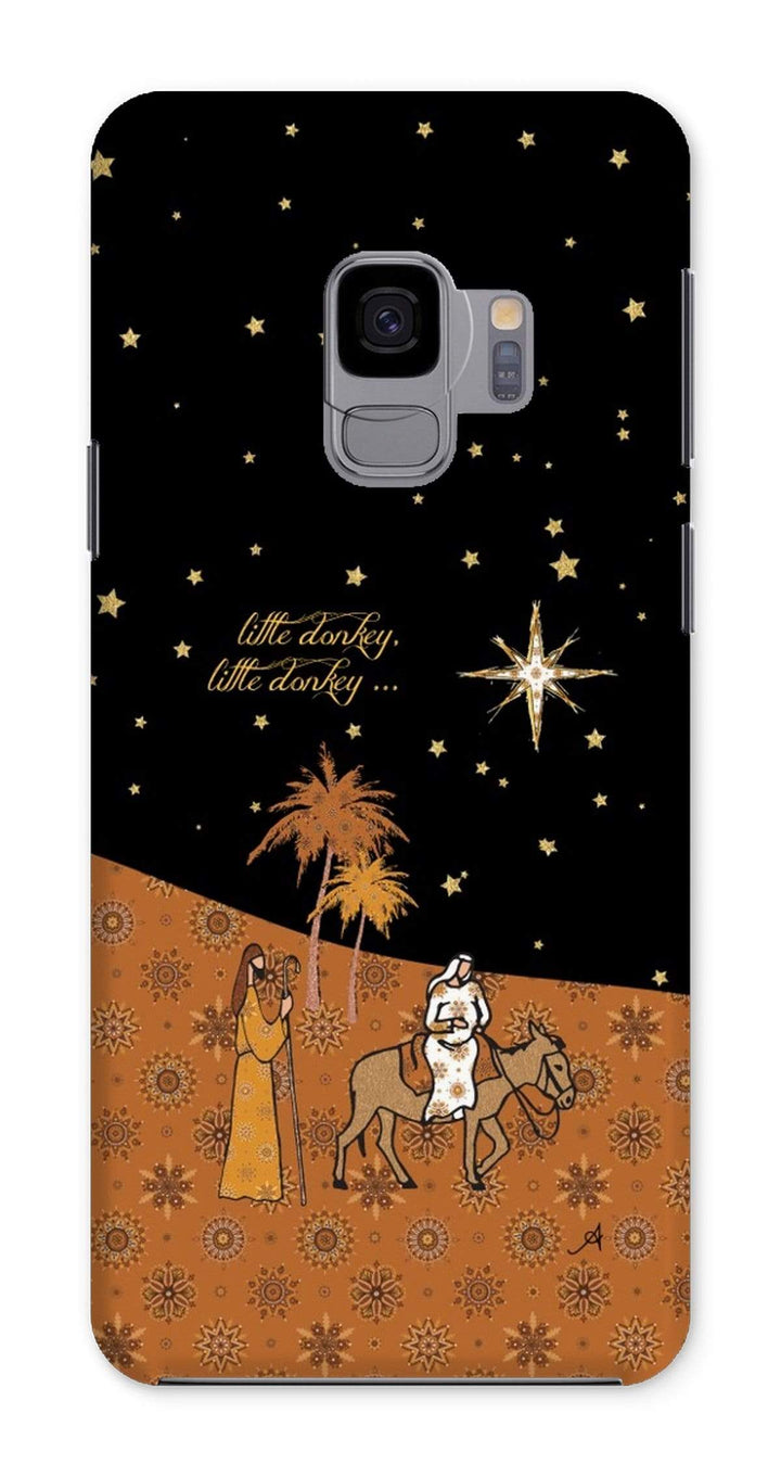 Phone & Tablet Cases Samsung Galaxy S9 / Snap / Gloss Nativity Metallics Donkey Amanya Design Phone Case Prodigi
