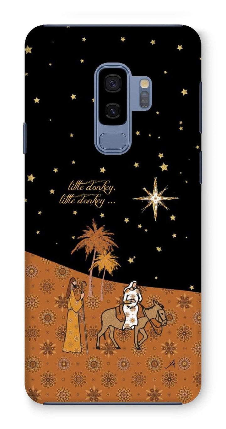 Phone & Tablet Cases Samsung Galaxy S9+ / Snap / Gloss Nativity Metallics Donkey Amanya Design Phone Case Prodigi