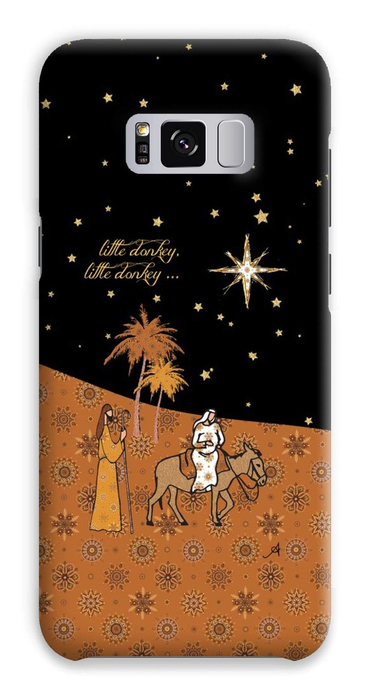 Phone & Tablet Cases Samsung S8 Plus / Snap / Gloss Nativity Metallics Donkey Amanya Design Phone Case Prodigi