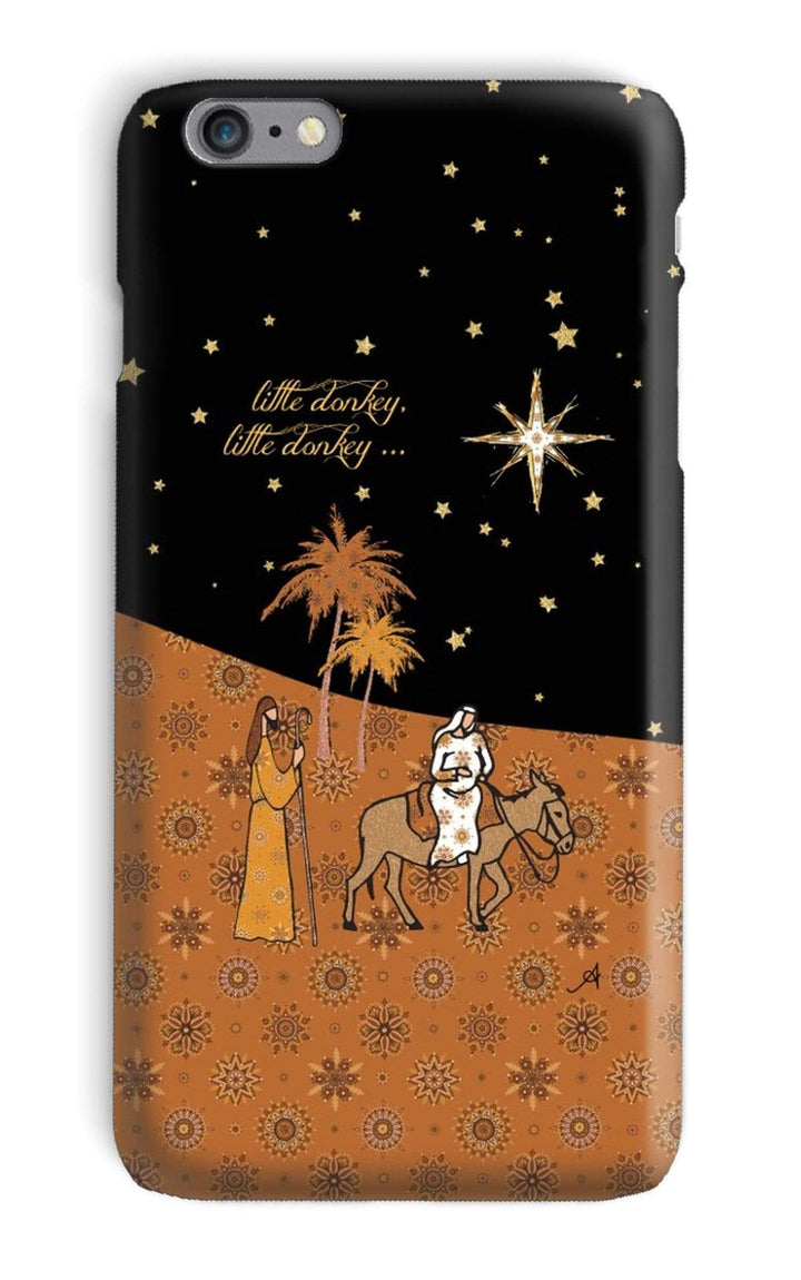 Phone & Tablet Cases iPhone 6s Plus / Snap / Gloss Nativity Metallics Donkey Amanya Design Phone Case Prodigi