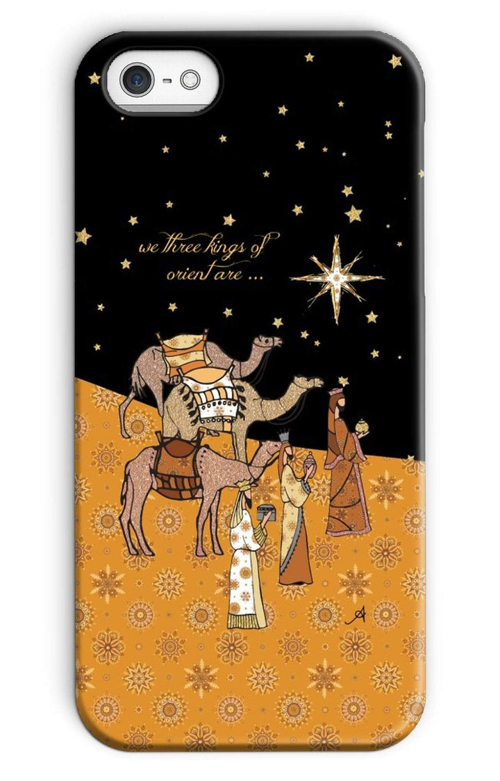 Phone & Tablet Cases iPhone 5/5s / Snap / Gloss Nativity Metallics Kings Amanya Design Phone Case Prodigi