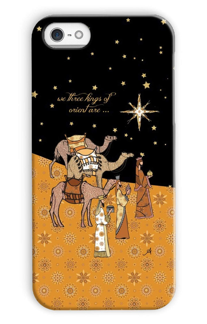 Phone & Tablet Cases iPhone 5c / Snap / Gloss Nativity Metallics Kings Amanya Design Phone Case Prodigi