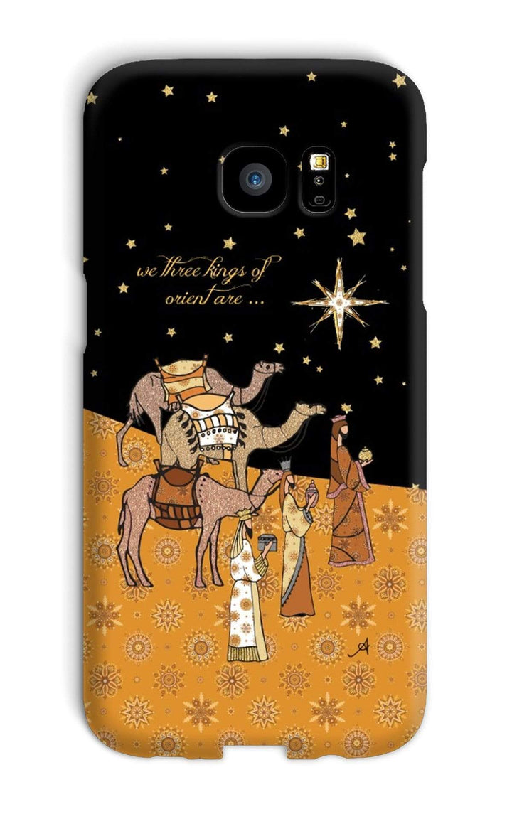 Phone & Tablet Cases Galaxy S7 Edge / Snap / Gloss Nativity Metallics Kings Amanya Design Phone Case Prodigi