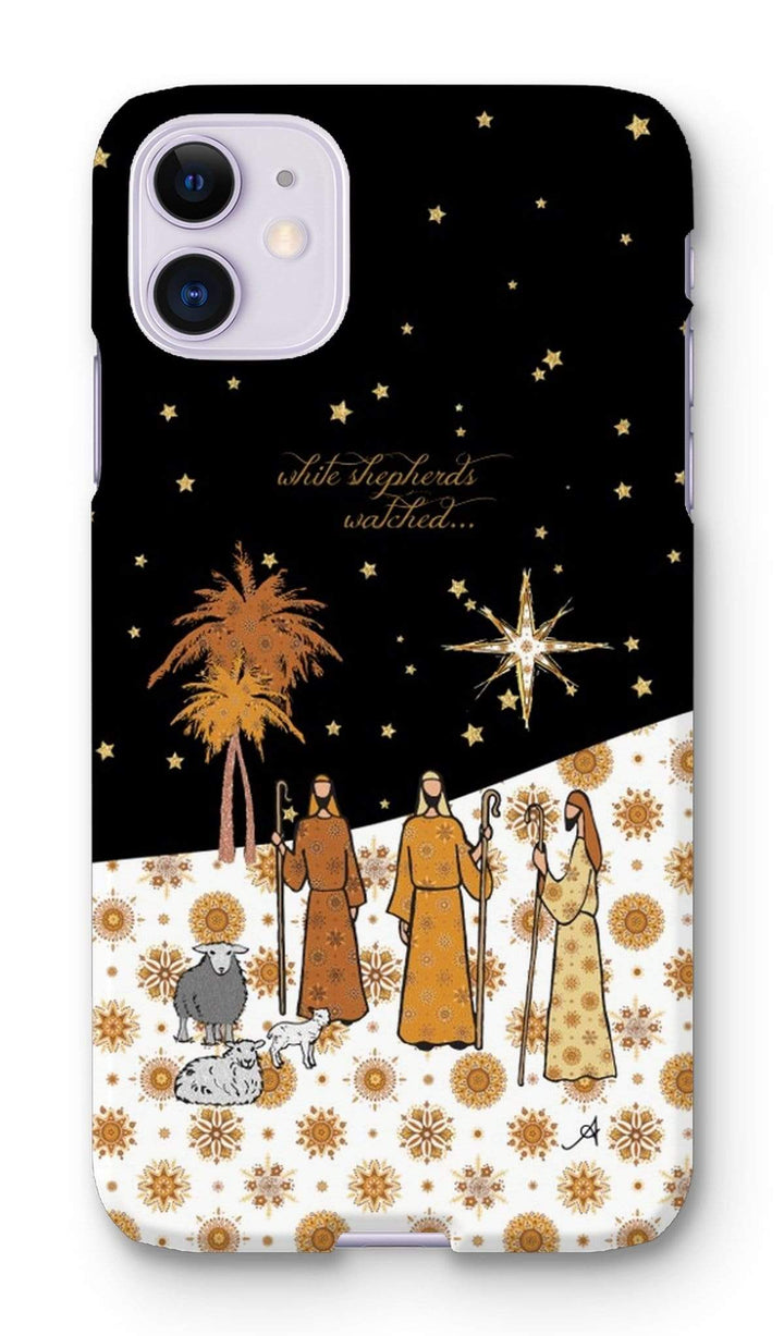 Phone & Tablet Cases iPhone 11 / Snap / Gloss Nativity Metallics Shepherds Amanya Design Phone Case Prodigi