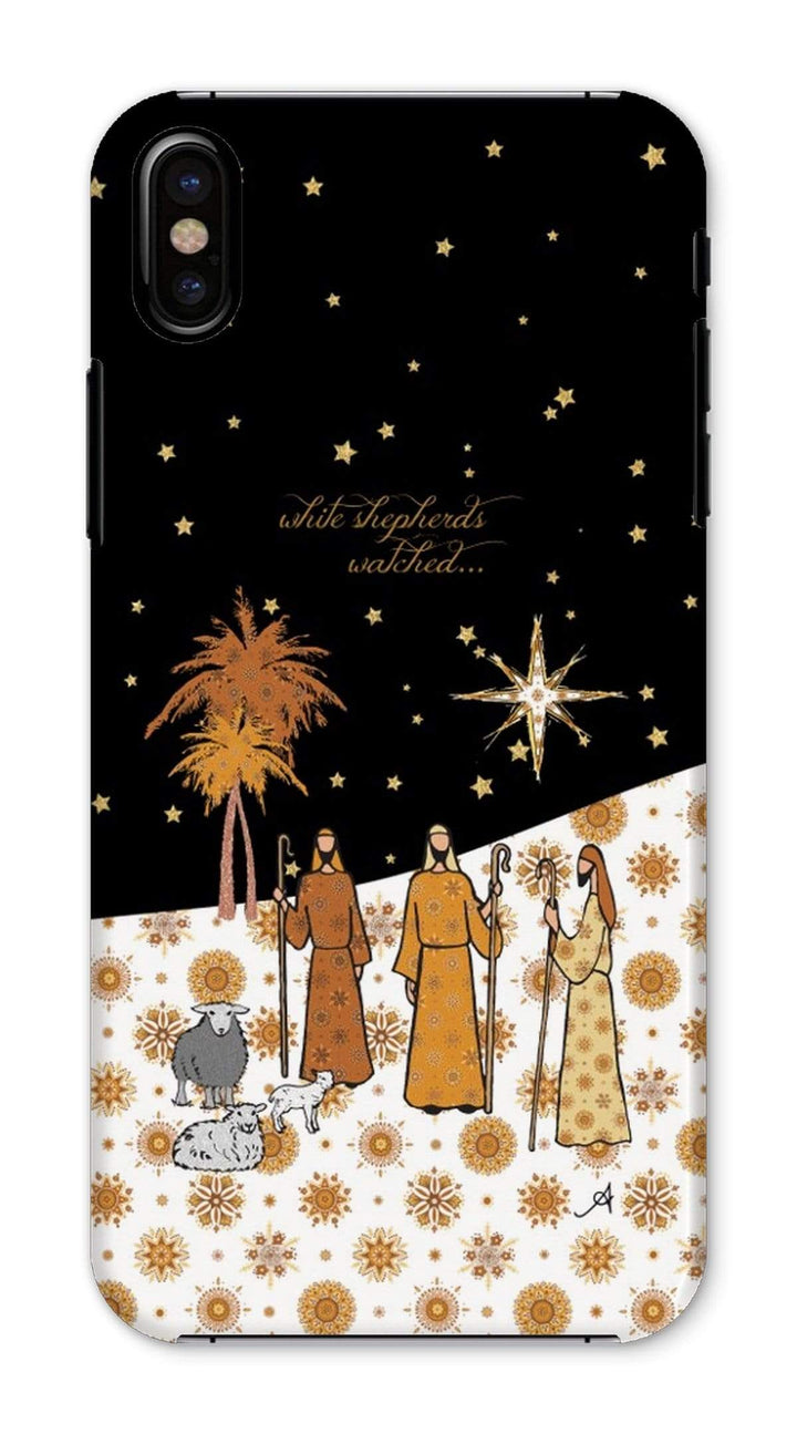 Phone & Tablet Cases iPhone X / Snap / Gloss Nativity Metallics Shepherds Amanya Design Phone Case Prodigi