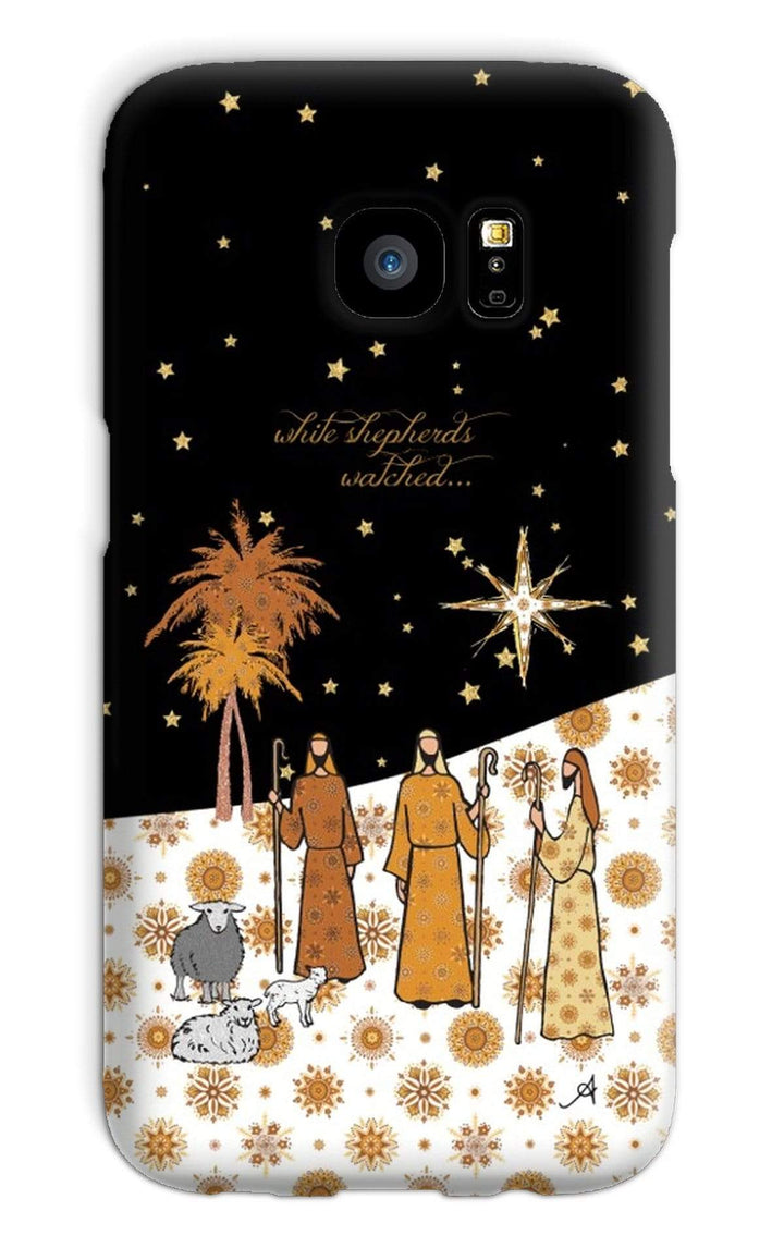 Phone & Tablet Cases Galaxy S7 / Snap / Gloss Nativity Metallics Shepherds Amanya Design Phone Case Prodigi