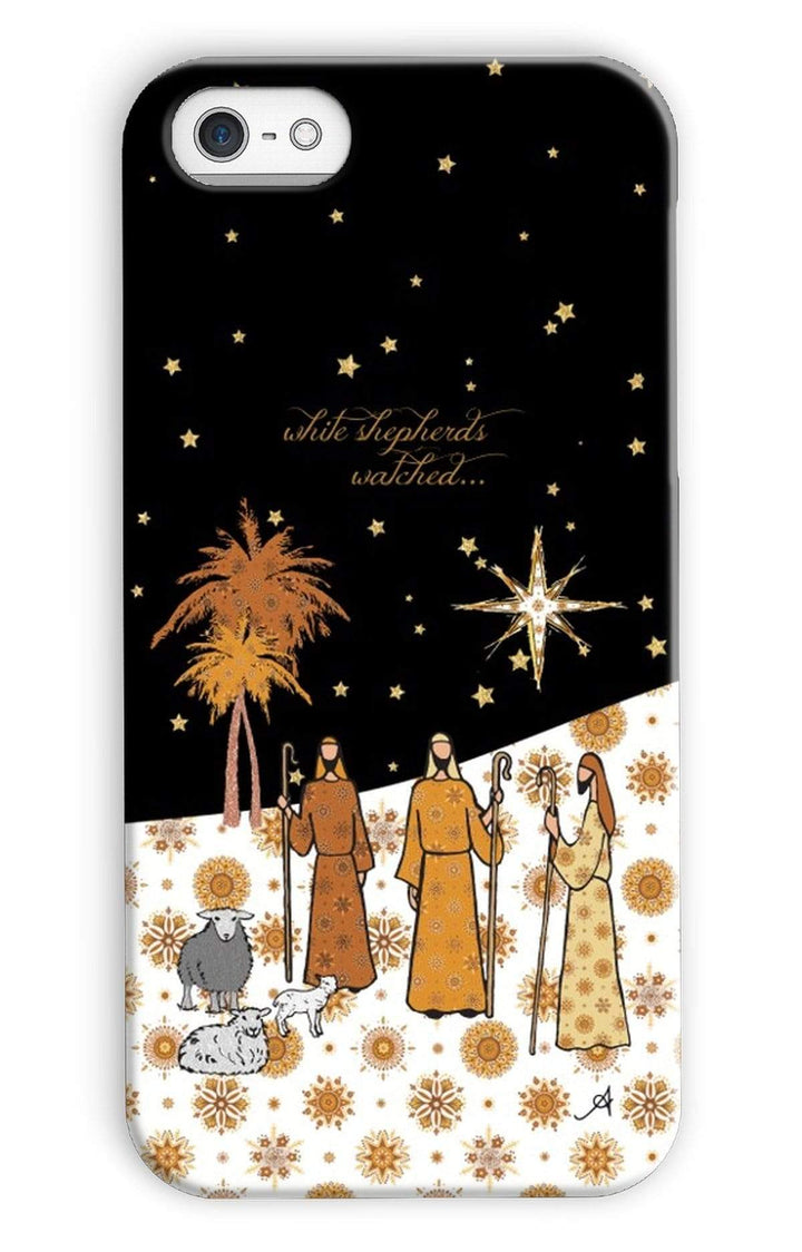 Phone & Tablet Cases iPhone 5c / Snap / Gloss Nativity Metallics Shepherds Amanya Design Phone Case Prodigi