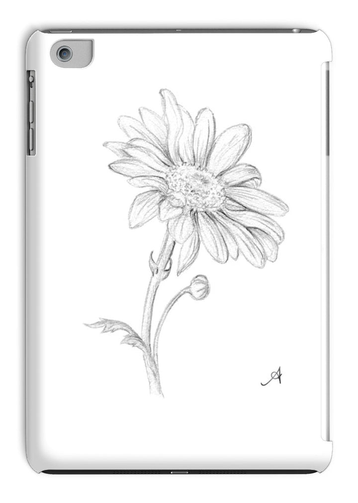 Phone & Tablet Cases iPad Mini 1/2/3 / Gloss Pencil Daisy Single White Amanya Design Tablet Cases Prodigi