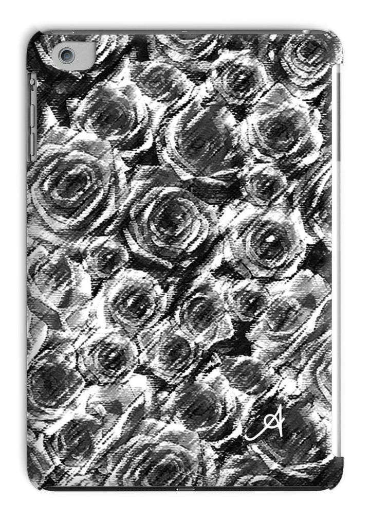 Phone & Tablet Cases iPad Mini 1/2/3 / Gloss Textured Roses Black Amanya Design Tablet Cases Prodigi
