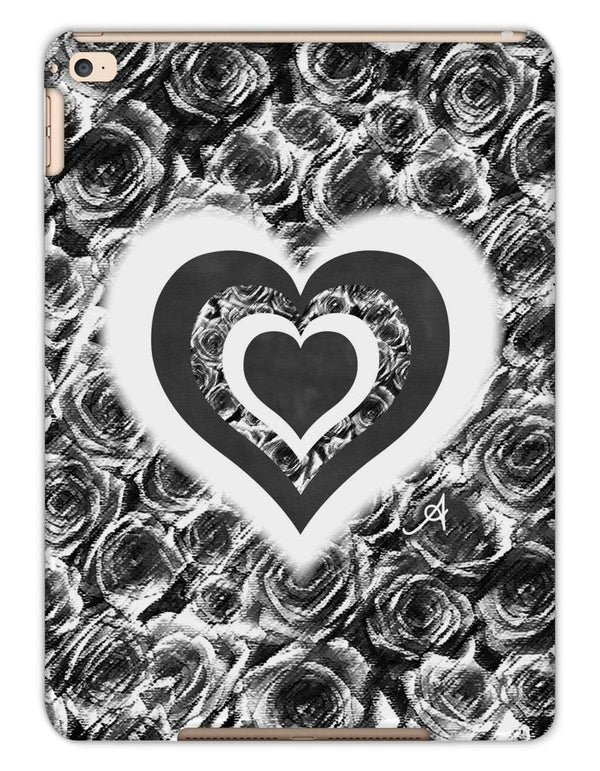 Phone & Tablet Cases iPad Air 2 / Matte Textured Roses Love & Background Black Amanya Design Tablet Cases Prodigi