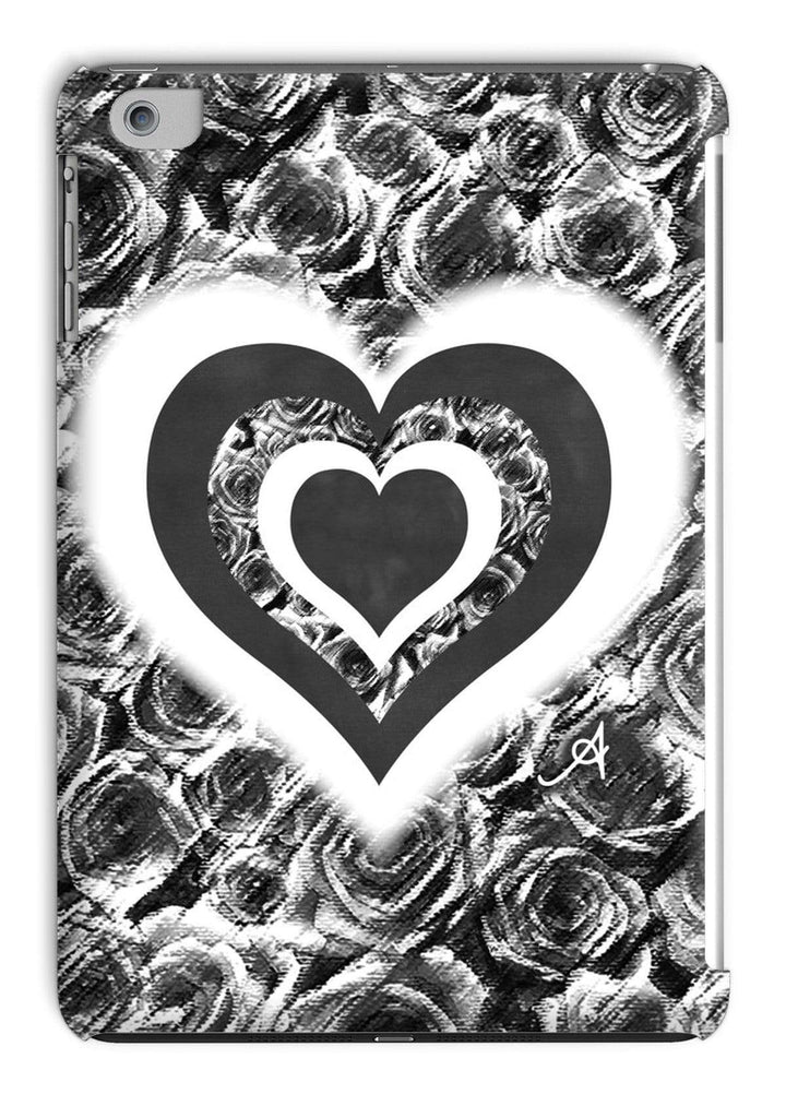 Phone & Tablet Cases iPad Mini 1/2/3 / Gloss Textured Roses Love & Background Black Amanya Design Tablet Cases Prodigi
