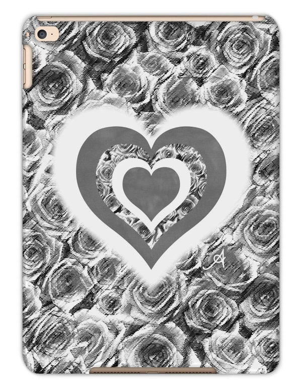 Phone & Tablet Cases iPad Air 2 / Matte Textured Roses Love & Background Monochrome Amanya Design Tablet Cases Prodigi