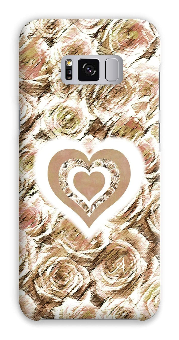 Phone & Tablet Cases Samsung S8 Plus / Snap / Gloss Textured Roses Love & Background Mushroom Amanya Design Phone Case Prodigi