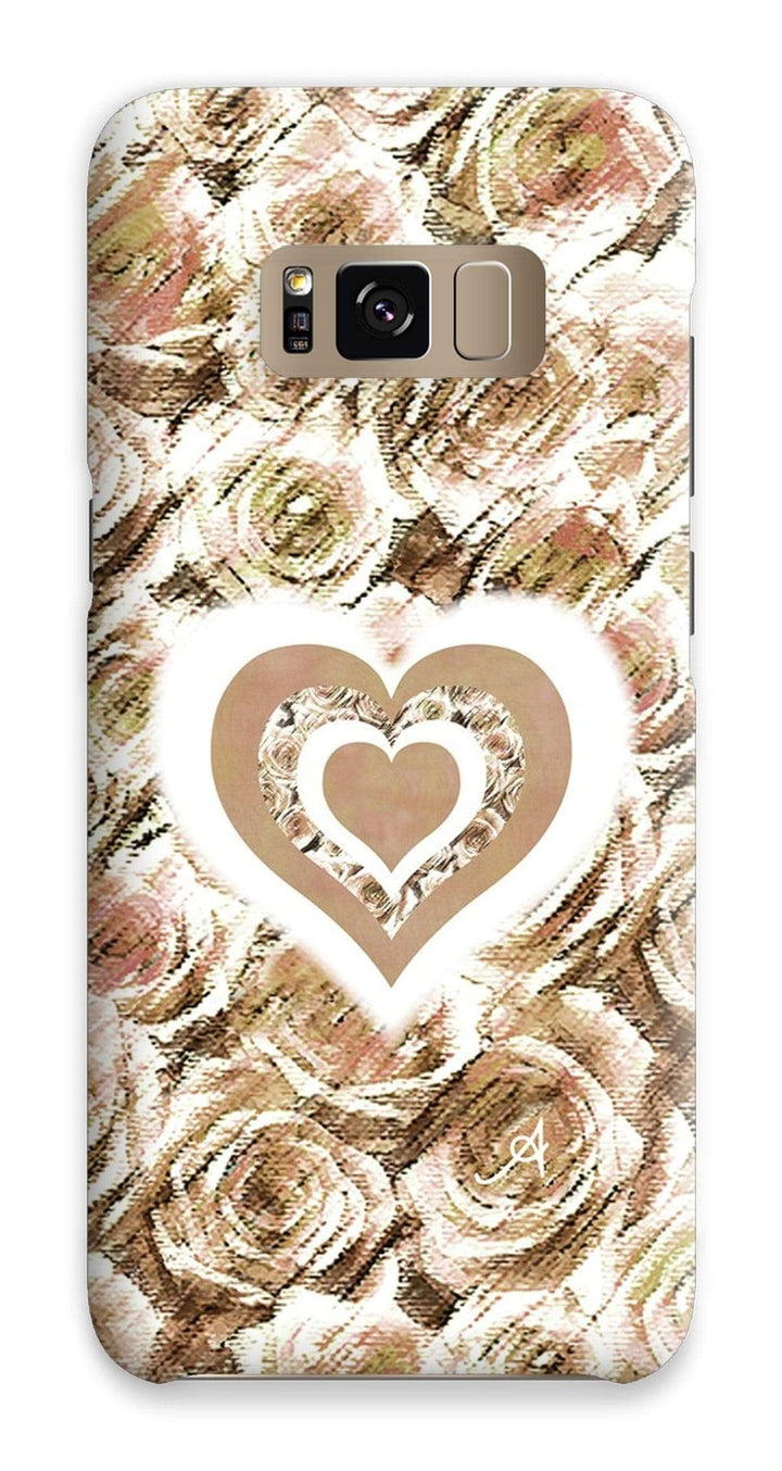 Phone & Tablet Cases Samsung S8 / Snap / Gloss Textured Roses Love & Background Mushroom Amanya Design Phone Case Prodigi