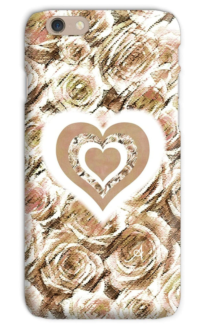 Phone & Tablet Cases iPhone 6s / Snap / Gloss Textured Roses Love & Background Mushroom Amanya Design Phone Case Prodigi