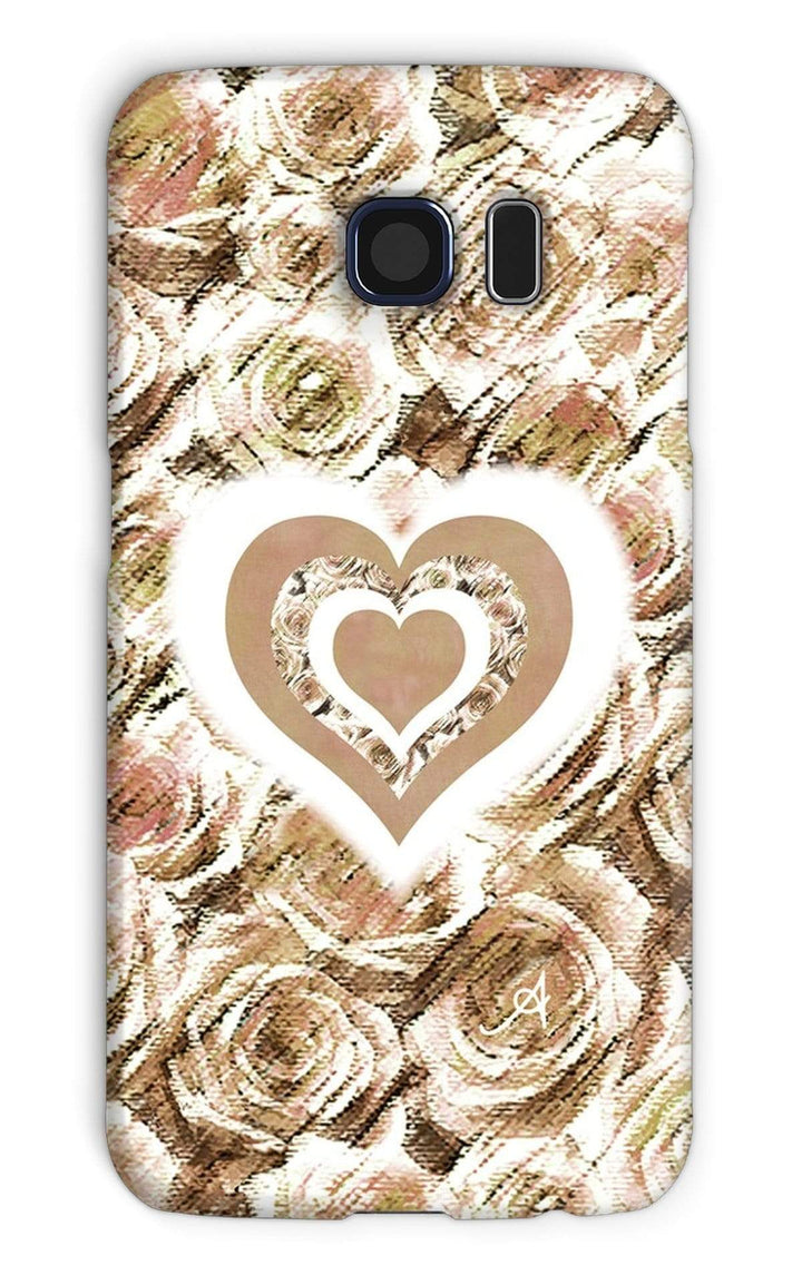 Phone & Tablet Cases Galaxy S6 / Snap / Gloss Textured Roses Love & Background Mushroom Amanya Design Phone Case Prodigi