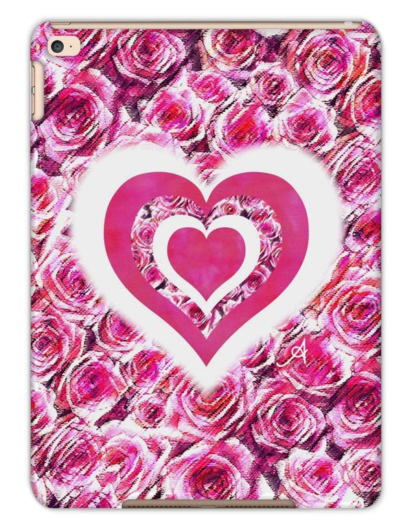 Phone & Tablet Cases iPad Air 2 / Matte Textured Roses Love & Background Pink Amanya Design Tablet Cases Prodigi