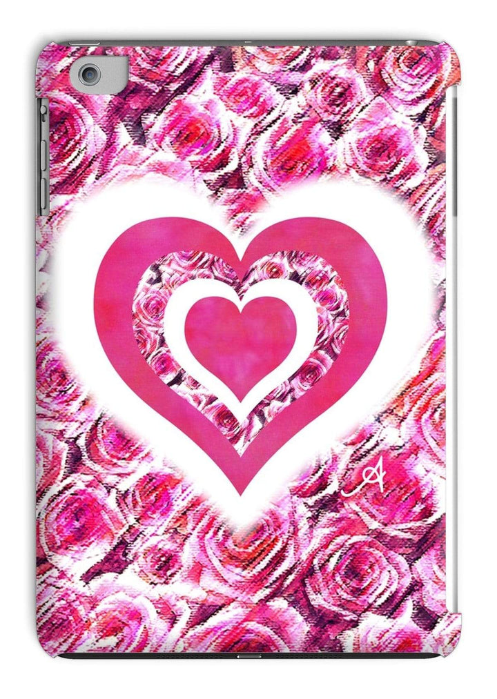 Phone & Tablet Cases iPad Mini 1/2/3 / Gloss Textured Roses Love & Background Pink Amanya Design Tablet Cases Prodigi